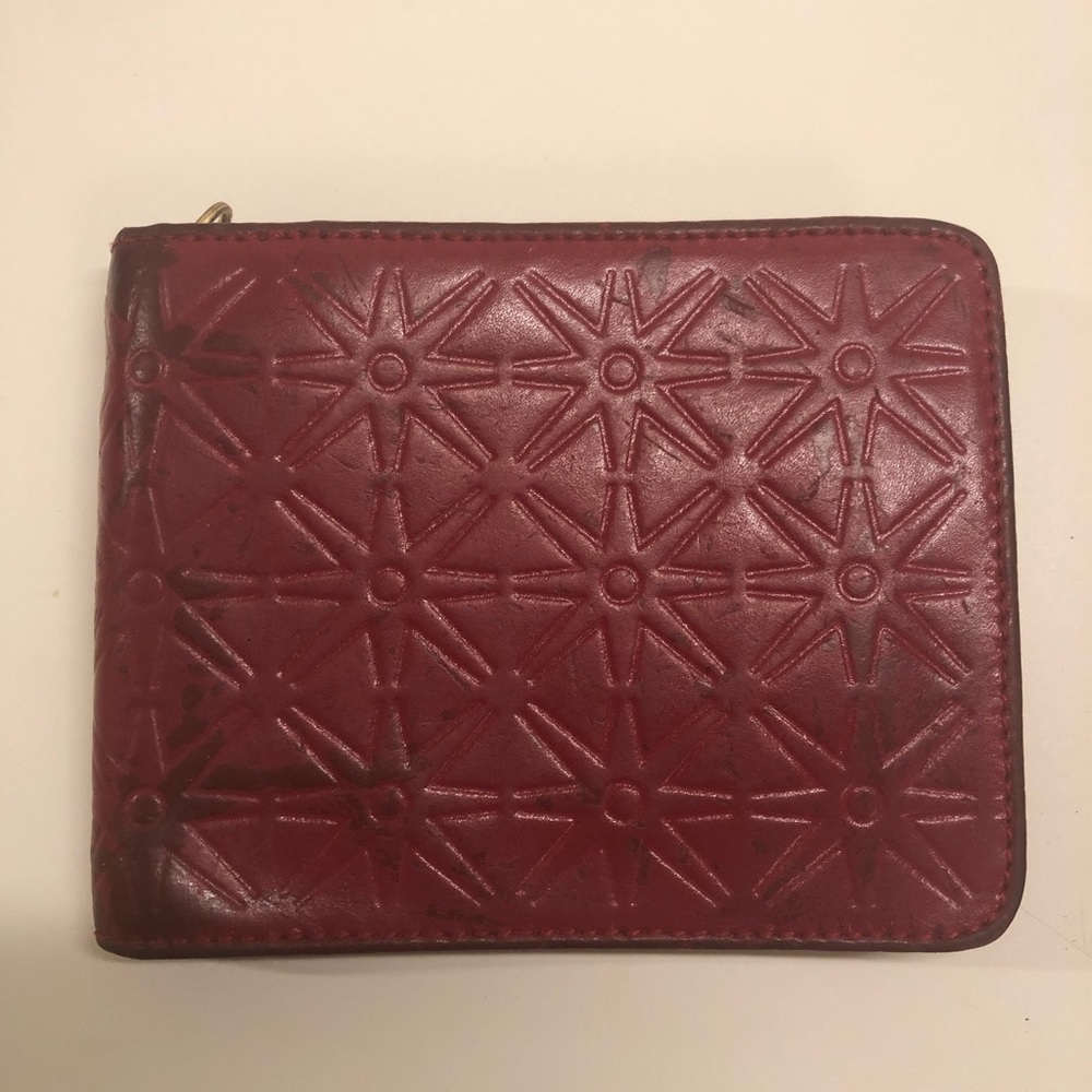 Comme de Garçons Red Leather Wallet